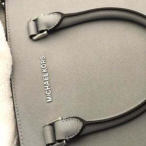 Selma Saffiano Leather Medium Satchel